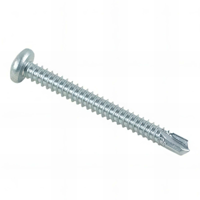Vis autoperceuse tête cylindrique Phillips 4.8 x 60 mm Zinguée - Boite de 250 pcs