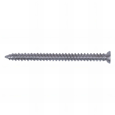 50 Vis béton pour fixation de menuiseries - Tête fraisée T30 - D. 7,5 x 72 mm - Zingué