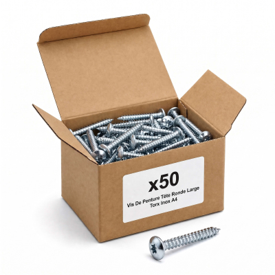 50 Vis Penture Torx Inox A4 7.0 mm