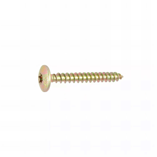 100 Vis Penture Torx acier bichromaté - Diamètre 6 mm