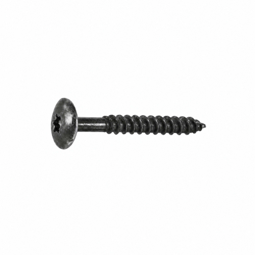 100 Vis Penture Torx acier zingués Noir - Diamètre 6 mm - Filetage partiel