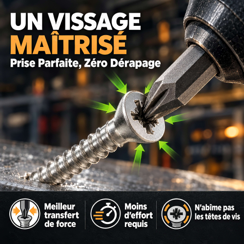 100 Vis tôle tête fraisée pozidriv Inox A4 DIN7982 Longueur 19 mm