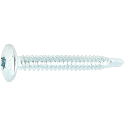 20 Vis Penture Autoperceuse acier zingués blanc 6.3 X 50.8