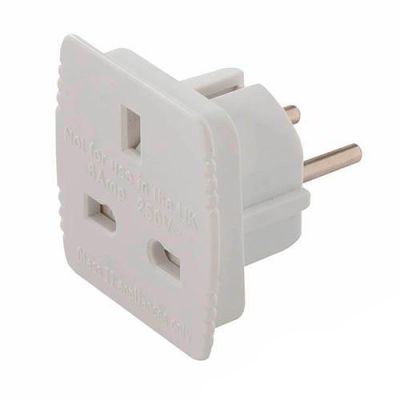 Adaptateur de voyage prise anglaise Schuko