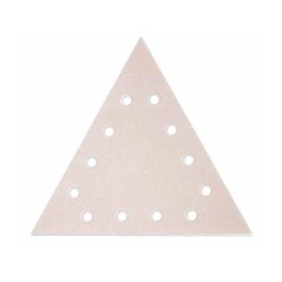 25 triangles abrasifs perforés 12 trous auto-agrippants 225 x 225 x 225 mm Gr. 80 - 309080 - FLEX