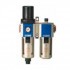 Filtre régulateur + lubrificateur + manomètre 0 à 10 bars raccord 3/8'' - FR+L3/8 - Alsafix