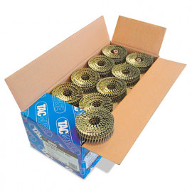 Boîte de 14 400 clous à tête plate, annelés en rouleau D. 2,1 x 40 mm - Tacwise - 0995