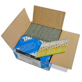 Boîte de 2200 clous, pleins extra galvanisés en bande papier 34° D. 3,1 x 90 mm - Tacwise - 1122