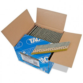 Boîte de 3300 clous, annelés extra galvanisés en bande papier 34° D. 2,8 x 50 mm - Tacwise - 1124