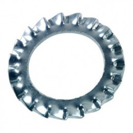 Rondelle denture extérieure M30 mm AZ Zinguée - Boite de 50 pcs - fixtout 50003002B