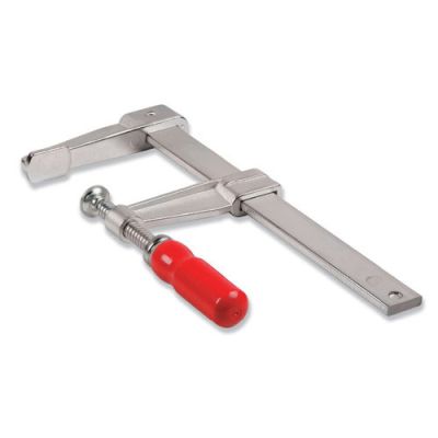 Serre-joint à vis 50 cm section 26 x 7 mm saillie de 80 mm en alliage et manche bois - 2113050 - Urko