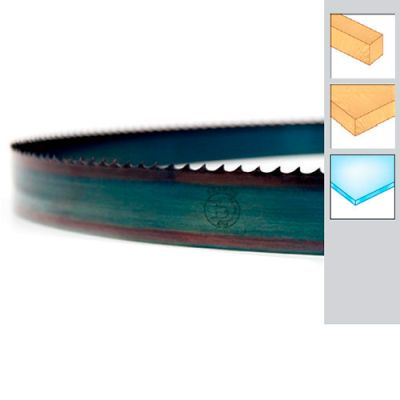 Lame de scie à ruban bois PAE 1400 x 13 x 0,36 x 4 mm - Acier trempé Flexback - Forézienne