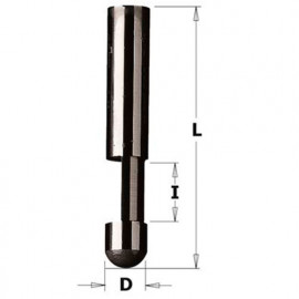 Fraise à affleurer avec tranchants combinés 0° D. 6,35 x Lu. 9,5 x Q. 6 mm - 742.095.11 - CMT