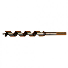 Mèche bois de charpente à spirale unique D. 18.0 x Lu. 385 x Lt. 460 mm x Q. 6 pans - FS180460 - Labor