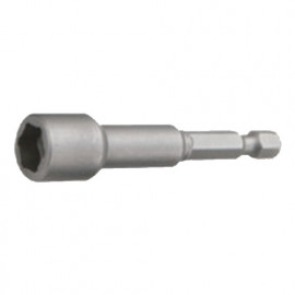 Douille de serrage magnétique longue impériale Quicklock D. 1/4" x Lt. 65 mm x Q. 6,35 mm - INSMI9165 - Labor