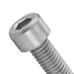 Vis métaux zinguée blanc tête cylindrique